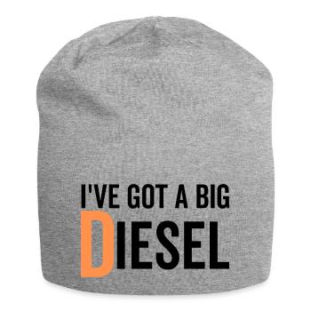 J’ai un gros diesel - Bonnet en jersey - gris chiné - Devant