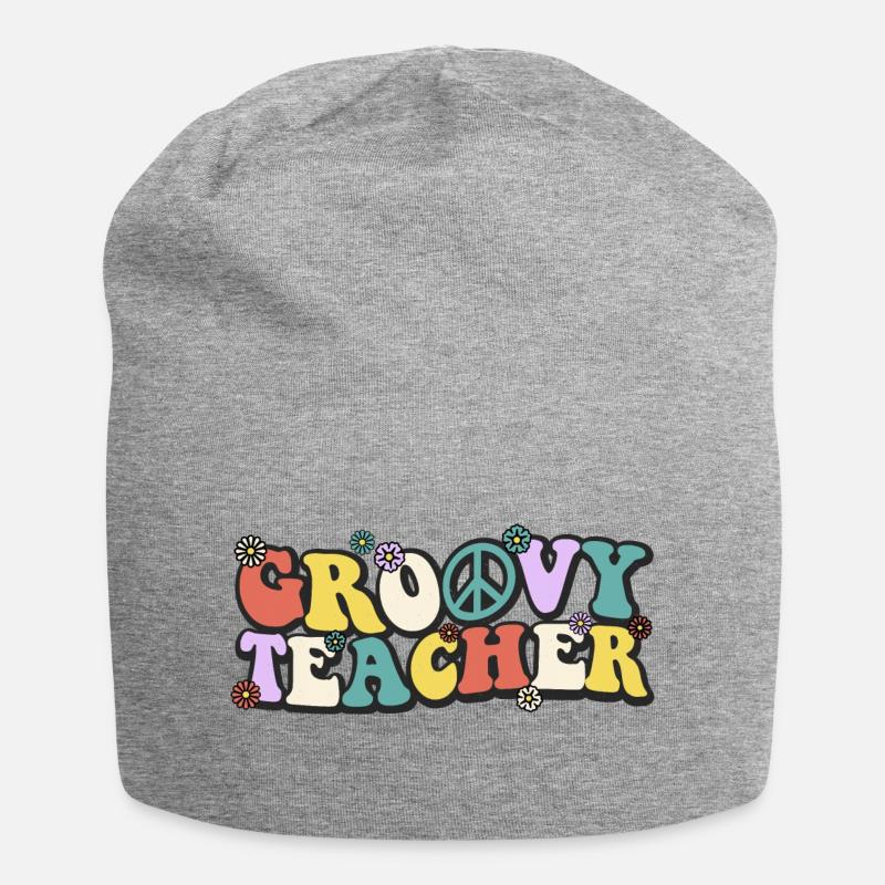 Professeur Groovy - Bonnet en jersey - gris chiné