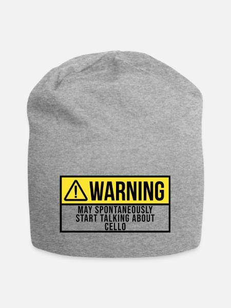 Cello Cello Cello - Jersey-Beanie - Grau meliert