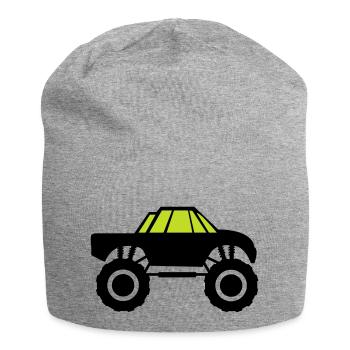 monster truck - Jersey Beanie - heather grey - Front