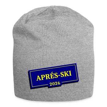 Apres Ski 2026 - Jersey-Beanie - Grau meliert - Vorne