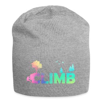 Climb Farbverlauf Naturkletter - Jersey-Beanie - Grau meliert - Vorne