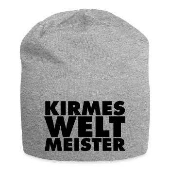 kirmes-welt-meister - Jersey-Beanie - Grau meliert - Vorne