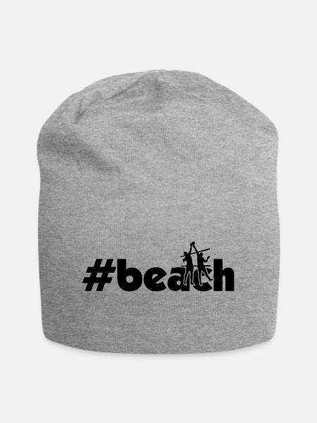 beach maenner xy - Jersey-Beanie - Grau meliert
