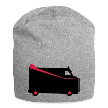 a team van - Bonnet en jersey - gris chiné - Devant