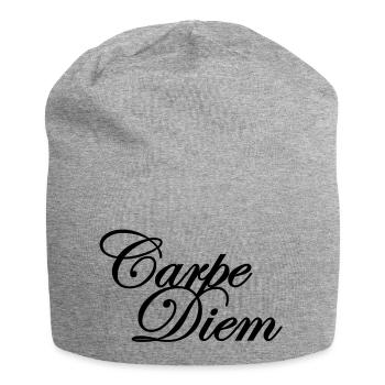 carpe diem - Bonnet en jersey - gris chiné - Devant