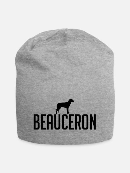 BEAUCERON Hunderasse Hunde Wilsigns - Jersey-Beanie - Grau meliert