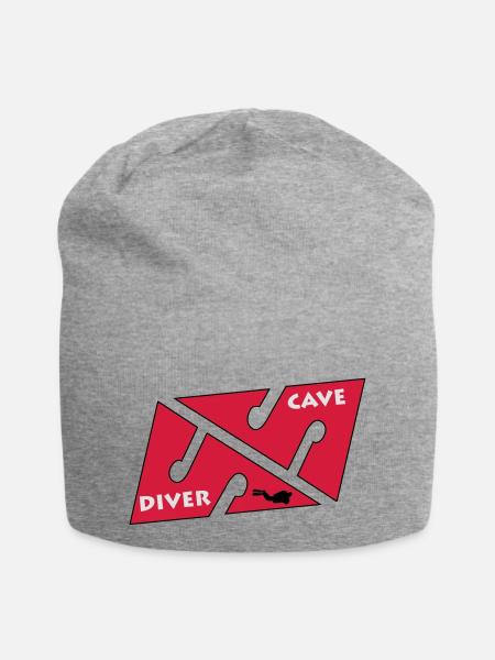 cave_diver_01 - Jersey Beanie - heather grey