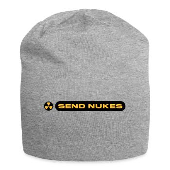 SEND NUKES - Jersey-Beanie - Grau meliert - Vorne