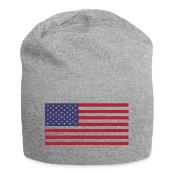 Montrez vos couleurs - États-Unis - Bonnet en jersey - gris chiné - Devant