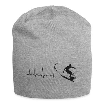 Planche de surf Surfer Surf Heartbeat - Bonnet en jersey - gris chiné - Devant