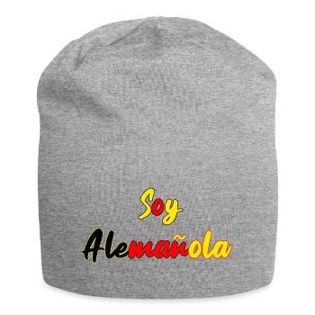 Cadeau allemand-espagnol espagnol espagnol - Bonnet en jersey - gris chiné - Devant