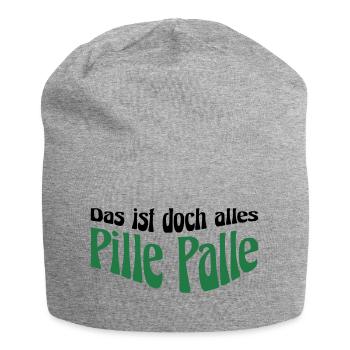 Pille Palle - Jersey-Beanie - Grau meliert - Vorne