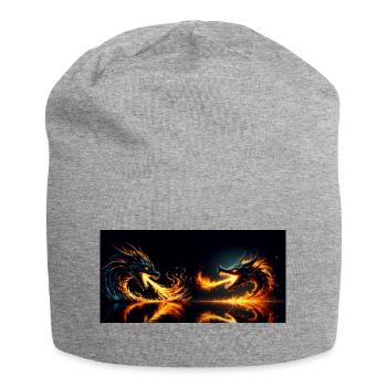 Chaleur de la bataille - Bonnet en jersey - gris chiné - Devant