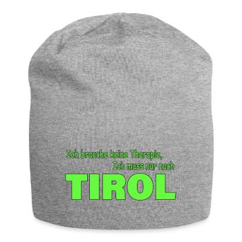 Thérapie Tyrol - Bonnet en jersey - gris chiné - Devant