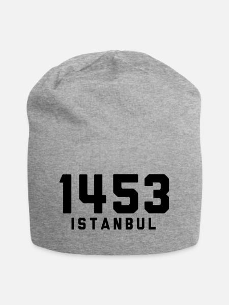 Osmanli 1453 - Jersey-Beanie - Grau meliert