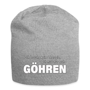 Therapie GÖHREN - Jersey-Beanie - Grau meliert - Vorne