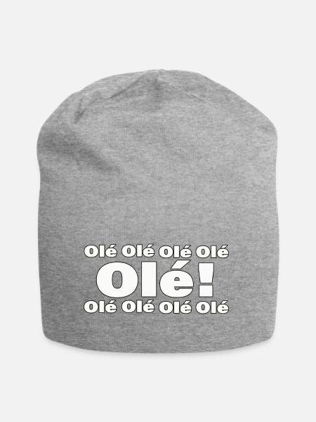 Olé - Jersey-Beanie - Grau meliert