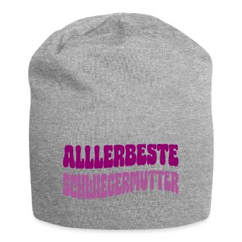 Best mother-in-law - Jersey Beanie - heather grey - Front