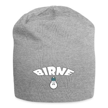 Poire - Bonnet en jersey - gris chiné - Devant