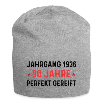 Millésime 1936 – 90 ans parfaitement maturé - Bonnet en jersey - gris chiné - Devant