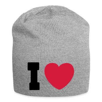 2009_08_23_ilove_78skate_2c - Jersey Beanie - heather grey - Front