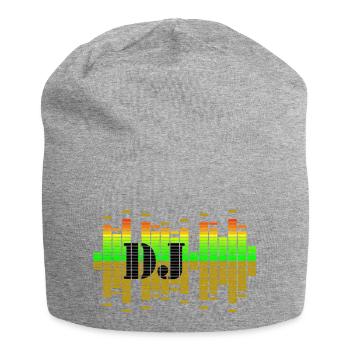 dj - Bonnet en jersey - gris chiné - Devant