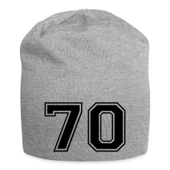 70 - Jersey Beanie - heather grey - Front