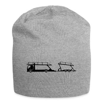 auto transporter for cars_b1 - Jersey Beanie - heather grey - Front