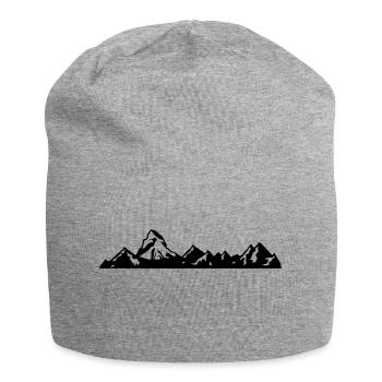 Switzerland - Matterhorn - zermatt - swiss - Jersey Beanie - heather grey - Front