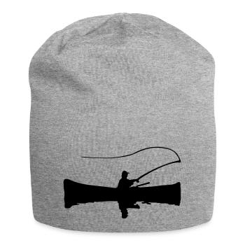 Fischer Angler - Jersey-Beanie - Grau meliert - Vorne