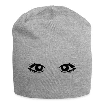 Eyes - Jersey Beanie - heather grey - Front