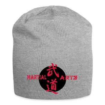 Martial Arts Schriftzeichen - Jersey-Beanie - Grau meliert - Vorne