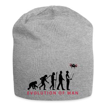 Evolution Modellflieger Drohne 4 Propeller - Jersey-Beanie - Grau meliert - Vorne