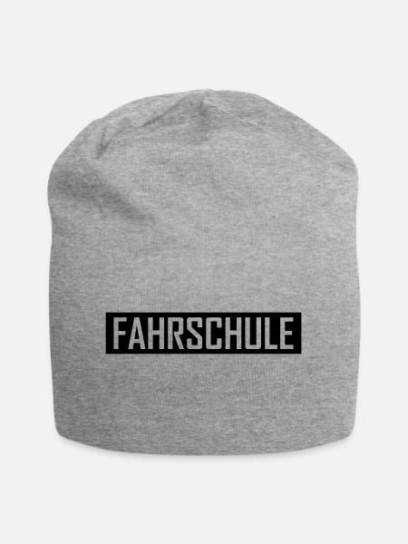 fahrschule - Jersey-Beanie - Grau meliert