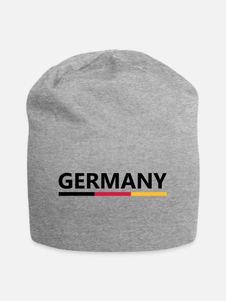 Germany - Jersey-Beanie - Grau meliert