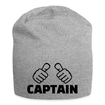 Capitaine - Bonnet en jersey - gris chiné - Devant