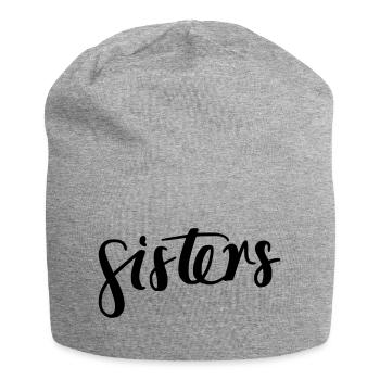 Sisters - Jersey Beanie - heather grey - Front