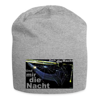 Zoffart DIE NACHT - Jersey-Beanie - Grau meliert - Vorne