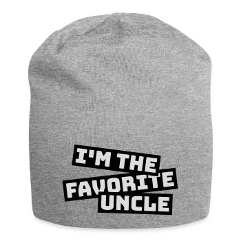 im the favorite uncle - Jersey-Beanie - Grau meliert - Vorne