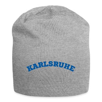 Karlsruhe - Jersey-Beanie - Grau meliert - Vorne