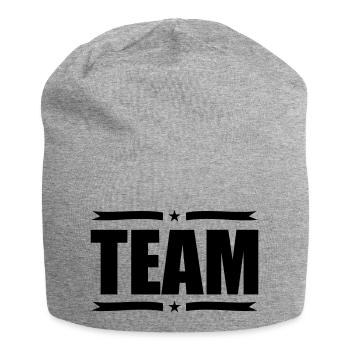 équipe - Bonnet en jersey - gris chiné - Devant