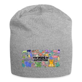 Coupe de motivation - Bonnet en jersey - gris chiné - Devant