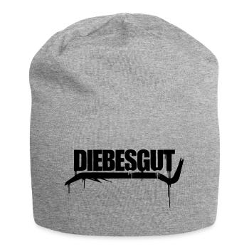 GRAFFITI - Bonnet en jersey - gris chiné - Devant