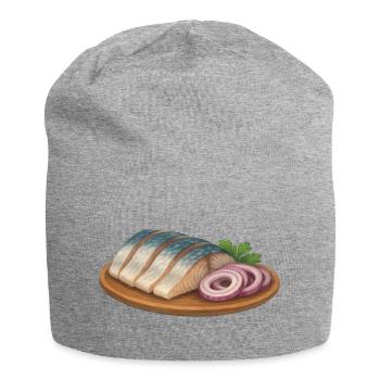 Gifts of the Far North - Herring Fillet - Jersey Beanie - heather grey - Front