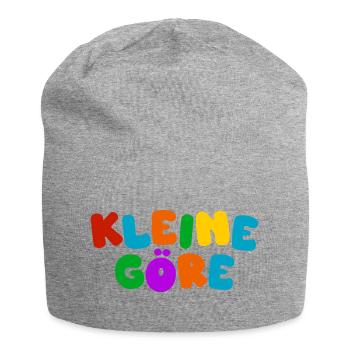 Kleine Göre - Farbexplosion - Jersey-Beanie - Grau meliert - Vorne