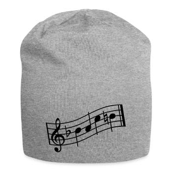 bach - Jersey-Beanie - Grau meliert - Vorne