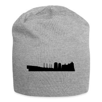 Wolfsburg Skyline - Jersey-Beanie - Grau meliert - Vorne