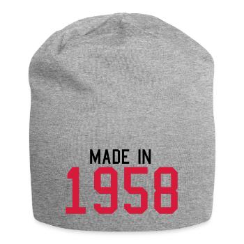 1958 - Jersey Beanie - heather grey - Front