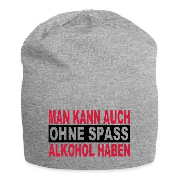 Alcohol - Jersey Beanie - heather grey - Front